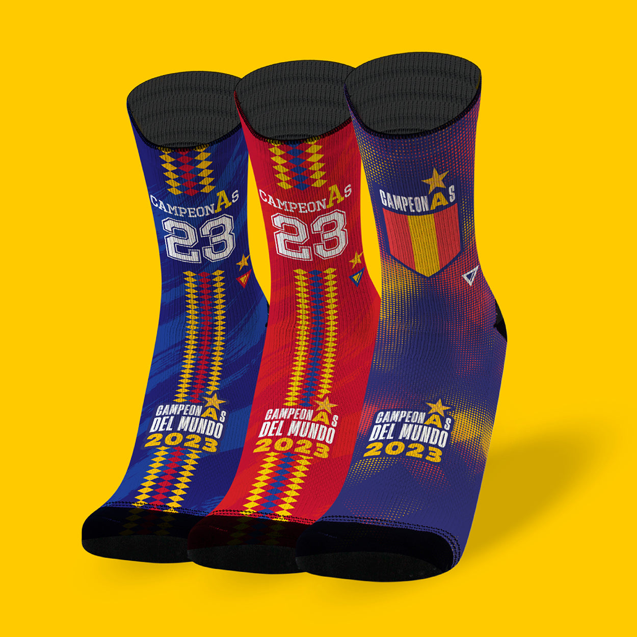 CAMPEONAS ESPAÑA 2023 | PACK 3 PARES | CALCETINES
