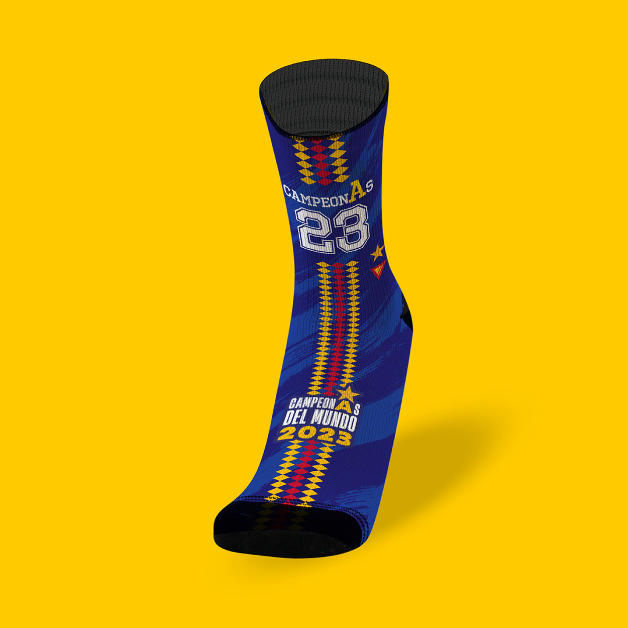 CAMPEONAS ESPAÑA 2023 | RETRO AZUL | CALCETINES