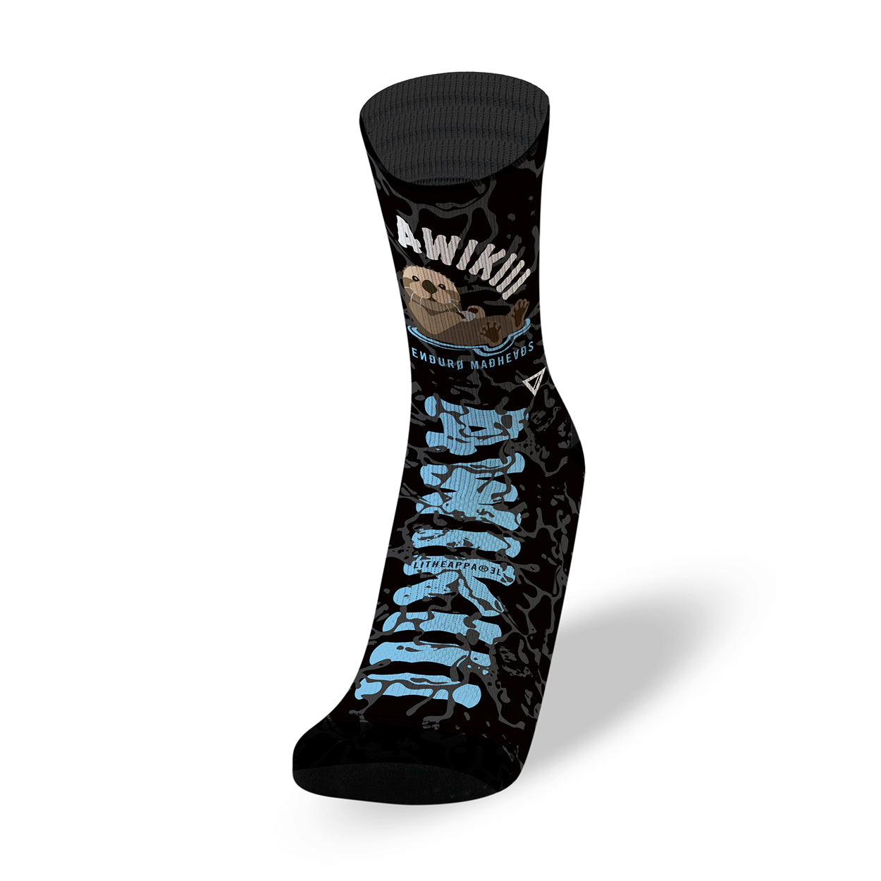 AWIKIII · ENDURO MADHEADS | BLACK ENDURANCE SOCKS