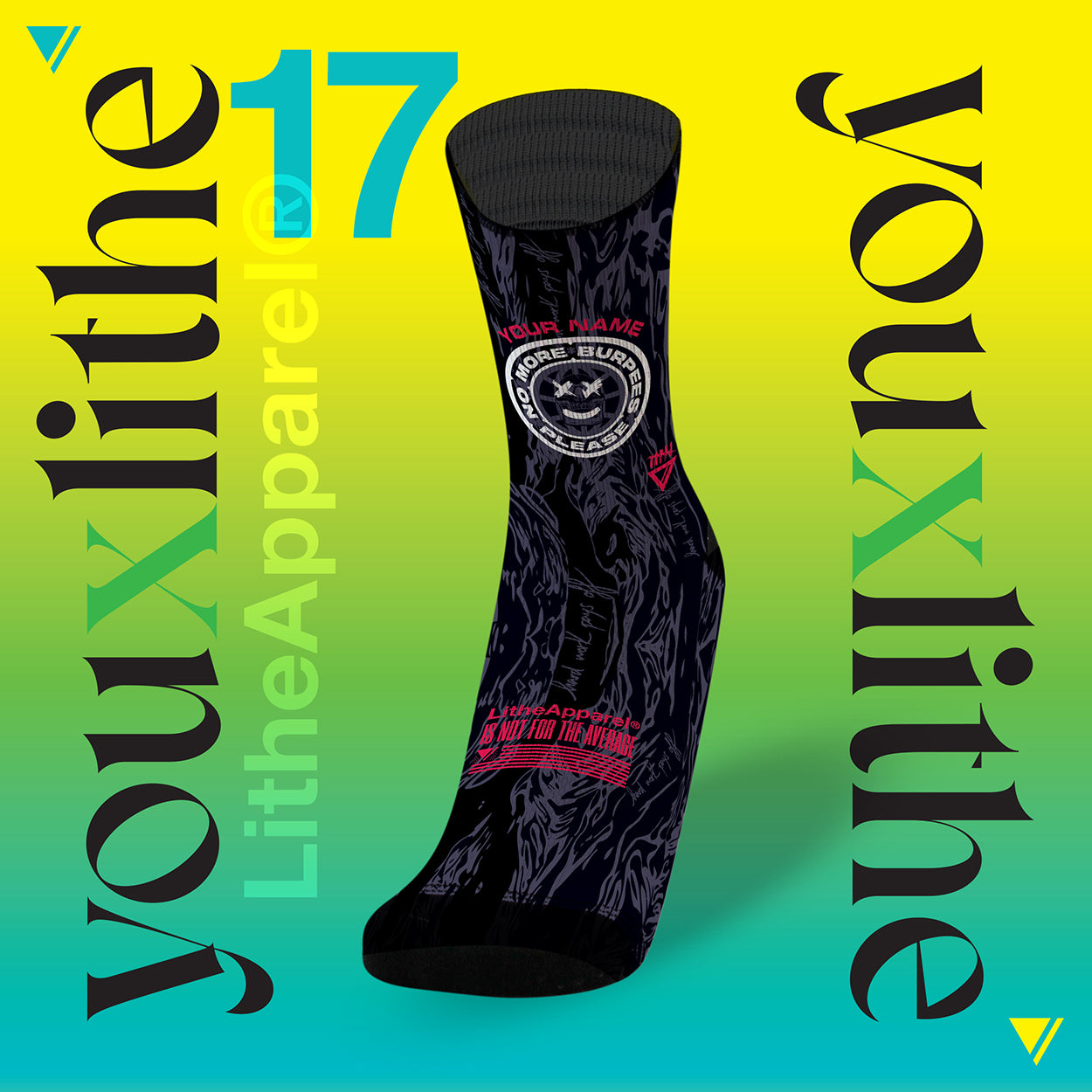 YOU X LITHE | CALCETINES PERSONALIZADOS | +30 diseños a elegir