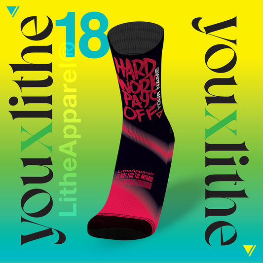 YOU X LITHE | CUSTOM SOCKS | HARD WORK PAYS OFF