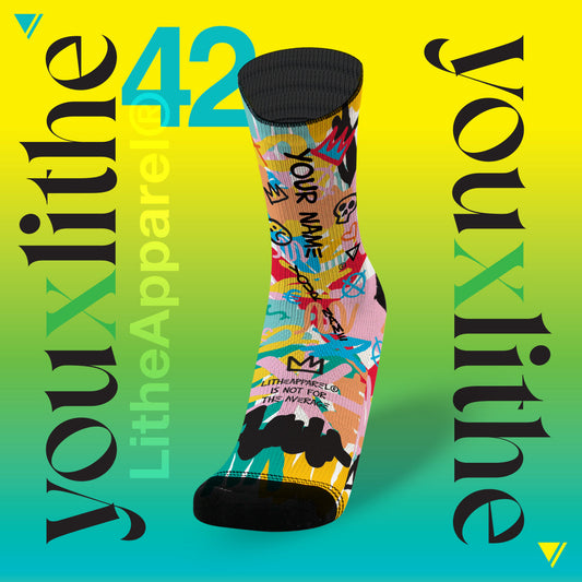 YOU X LITHE | CUSTOM SOCKS | JEAN MICHAEL