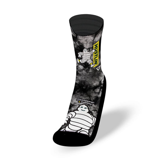 HUSTLIN' [BLACK SOCKS] XABI OSA X LITHEAPPAREL