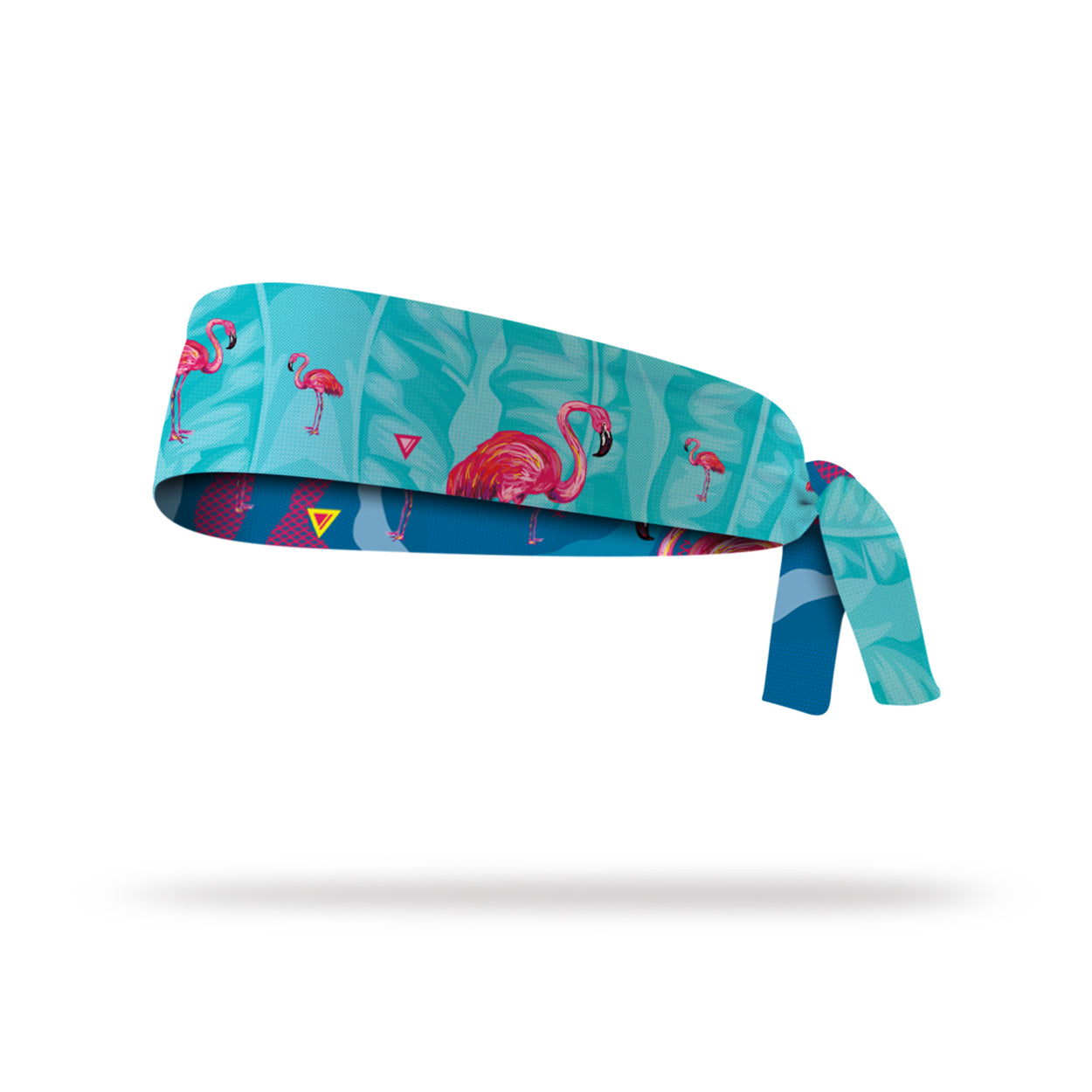 FLAMINGO · TIE HEADBAND [REVERSIBLE]