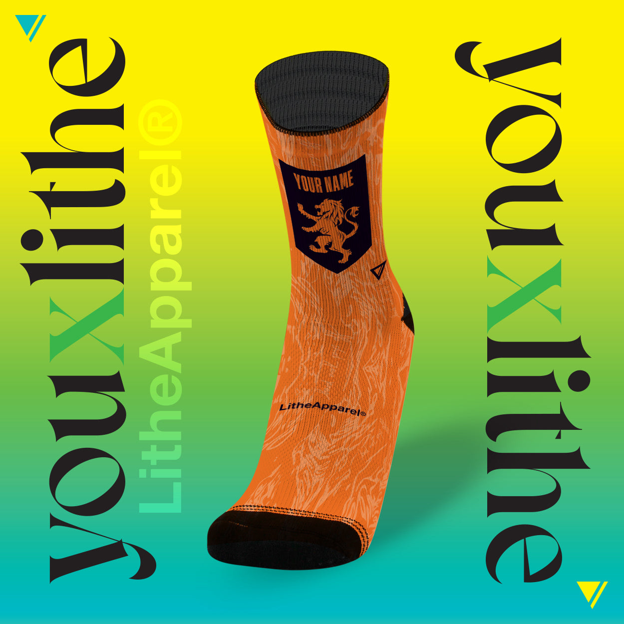 YOU X LITHE | CUSTOM SOCKS | NETHERLANDS