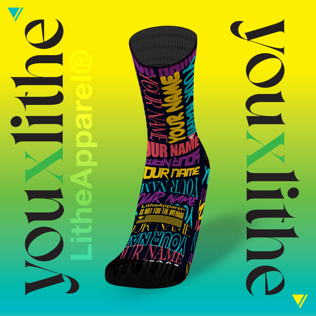 YOU X LITHE | CUSTOMIZED SOCKS | LIMITED EDITION SUMMER 23